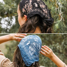 Load image into Gallery viewer, Floral Vine Bandana - 2 Colors FINAL SALE

