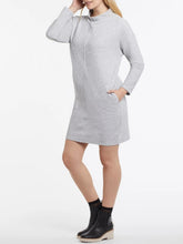 Load image into Gallery viewer, Ottoman Dress with Pockets - Grey FINAL SALE
