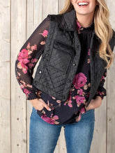 Load image into Gallery viewer, Mock Neck Floral Tunic - Ruby FINAL SALE
