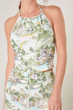 Load image into Gallery viewer, Toile Print Halter Top - Multi
