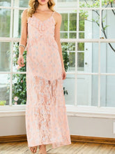 Load image into Gallery viewer, Floral Lace Maxi - Blush FINAL SALE
