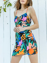 Load image into Gallery viewer, Tropic Mini Dress - Black FINAL SALE

