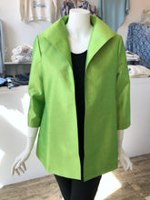 Load image into Gallery viewer, Shantung Topper Jacket - Lime
