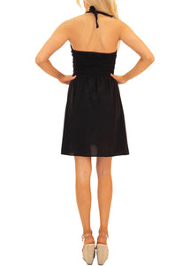 Halter Dress - Black FINAL SALE