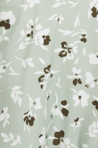 Floral Midi Dress - Pistachio FINAL SALE