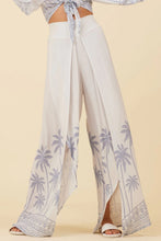 Load image into Gallery viewer, Palm Border Pant - Blue FINAL SALE
