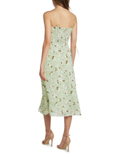 Load image into Gallery viewer, Floral Midi Dress - Pistachio FINAL SALE
