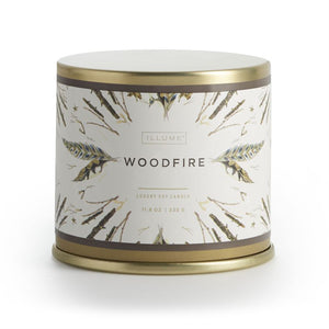 Woodfire Candle Tin